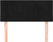 vidaXL - Hoofdbord - 90x5x78/88 - cm - fluweel - zwart