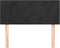 vidaXL - Hoofdbord - 90x5x78/88 - cm - fluweel - zwart