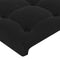 vidaXL - Hoofdbord - 90x5x78/88 - cm - fluweel - zwart