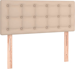 vidaXL - Hoofdbord - 90x5x78/88 - cm - kunstleer - cappuccinokleurig