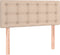vidaXL - Hoofdbord - 90x5x78/88 - cm - kunstleer - cappuccinokleurig