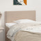 vidaXL - Hoofdbord - 90x5x78/88 - cm - kunstleer - cappuccinokleurig