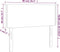 vidaXL - Hoofdbord - 90x5x78/88 - cm - kunstleer - cappuccinokleurig