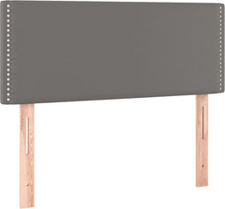 vidaXL - Hoofdbord - 90x5x78/88 - cm - kunstleer - grijs