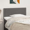 vidaXL - Hoofdbord - 90x5x78/88 - cm - kunstleer - grijs