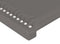 vidaXL - Hoofdbord - 90x5x78/88 - cm - kunstleer - grijs