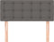 vidaXL - Hoofdbord - 90x5x78/88 - cm - kunstleer - grijs