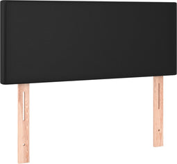 vidaXL - Hoofdbord - 90x5x78/88 - cm - kunstleer - zwart