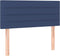 vidaXL - Hoofdbord - 90x5x78/88 - cm - stof - blauw