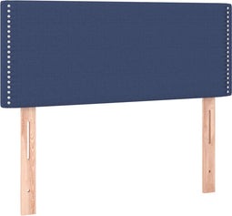 vidaXL - Hoofdbord - 90x5x78/88 - cm - stof - blauw
