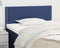 vidaXL - Hoofdbord - 90x5x78/88 - cm - stof - blauw
