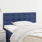 vidaXL - Hoofdbord - 90x5x78/88 - cm - stof - blauw
