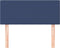vidaXL - Hoofdbord - 90x5x78/88 - cm - stof - blauw