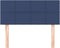 vidaXL - Hoofdbord - 90x5x78/88 - cm - stof - blauw