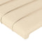 vidaXL - Hoofdbord - 90x5x78/88 - cm - stof - crèmekleurig
