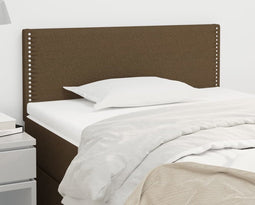 vidaXL - Hoofdbord - 90x5x78/88 - cm - stof - donkerbruin