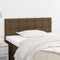 vidaXL - Hoofdbord - 90x5x78/88 - cm - stof - donkerbruin