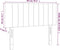 vidaXL - Hoofdbord - 90x5x78/88 - cm - stof - donkerbruin