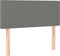 vidaXL - Hoofdbord - 90x5x78/88 - cm - stof - donkergrijs