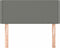 vidaXL - Hoofdbord - 90x5x78/88 - cm - stof - donkergrijs