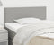 vidaXL - Hoofdbord - 90x5x78/88 - cm - stof - lichtgrijs
