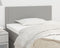 vidaXL - Hoofdbord - 90x5x78/88 - cm - stof - lichtgrijs