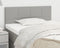 vidaXL - Hoofdbord - 90x5x78/88 - cm - stof - lichtgrijs