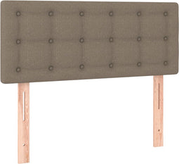 vidaXL - Hoofdbord - 90x5x78/88 - cm - stof - taupe