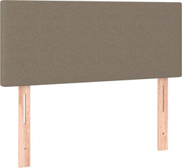 vidaXL - Hoofdbord - 90x5x78/88 - cm - stof - taupe