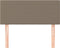 vidaXL - Hoofdbord - 90x5x78/88 - cm - stof - taupe