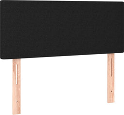 vidaXL - Hoofdbord - 90x5x78/88 - cm - stof - zwart