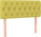 vidaXL - Hoofdbord - 90x7x78/88 - cm - stof - groen