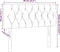 vidaXL - Hoofdbord - 90x7x78/88 - cm - stof - groen