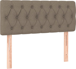 vidaXL - Hoofdbord - 90x7x78/88 - cm - stof - taupe