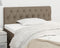 vidaXL - Hoofdbord - 90x7x78/88 - cm - stof - taupe