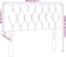 vidaXL - Hoofdbord - 90x7x78/88 - cm - stof - taupe