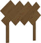 vidaXL - Hoofdbord - 92x3x81 - cm - massief - grenenhout - honingbruin