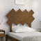 vidaXL - Hoofdbord - 92x3x81 - cm - massief - grenenhout - honingbruin