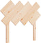 vidaXL - Hoofdbord - 92x3x81 - cm - massief - grenenhout
