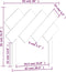 vidaXL - Hoofdbord - 92x3x81 - cm - massief - grenenhout