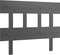 vidaXL - Hoofdbord - 93,5x3x81 - cm - massief - grenenhout - grijs