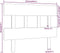 vidaXL - Hoofdbord - 93,5x3x81 - cm - massief - grenenhout - grijs