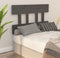 vidaXL - Hoofdbord - 93,5x3x81 - cm - massief - grenenhout - grijs
