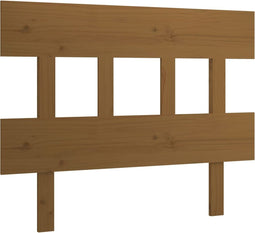 vidaXL - Hoofdbord - 93,5x3x81 - cm - massief - grenenhout - honingbruin