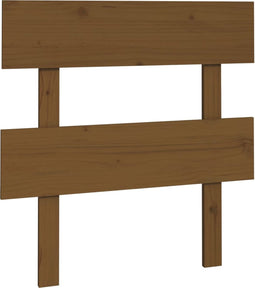 vidaXL - Hoofdbord - 93,5x3x81 - cm - massief - grenenhout - honingbruin