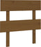 vidaXL - Hoofdbord - 93,5x3x81 - cm - massief - grenenhout - honingbruin