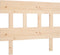 vidaXL - Hoofdbord - 93,5x3x81 - cm - massief - grenenhout