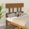 vidaXL - Hoofdbord - 93,5x3x81 - cm - massief - grenenhout - honingbruin