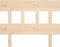 vidaXL - Hoofdbord - 93,5x3x81 - cm - massief - grenenhout