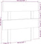 vidaXL - Hoofdbord - 93,5x3x81 - cm - massief - grenenhout